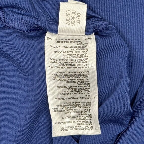 Adidas Mens Polo Shirt Golf Climacool Ford Logo Casual Short Sleeve Blue Large - Picture 7 of 8